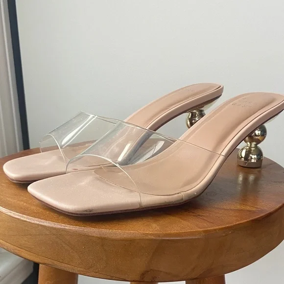 a new day Nude and Gold Heels - Picture 3 of 5